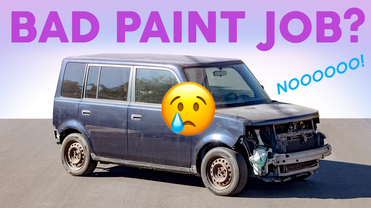 Watch This Before Repainting Your Car Scion xB Paint Job Gone Wrong Hello Road