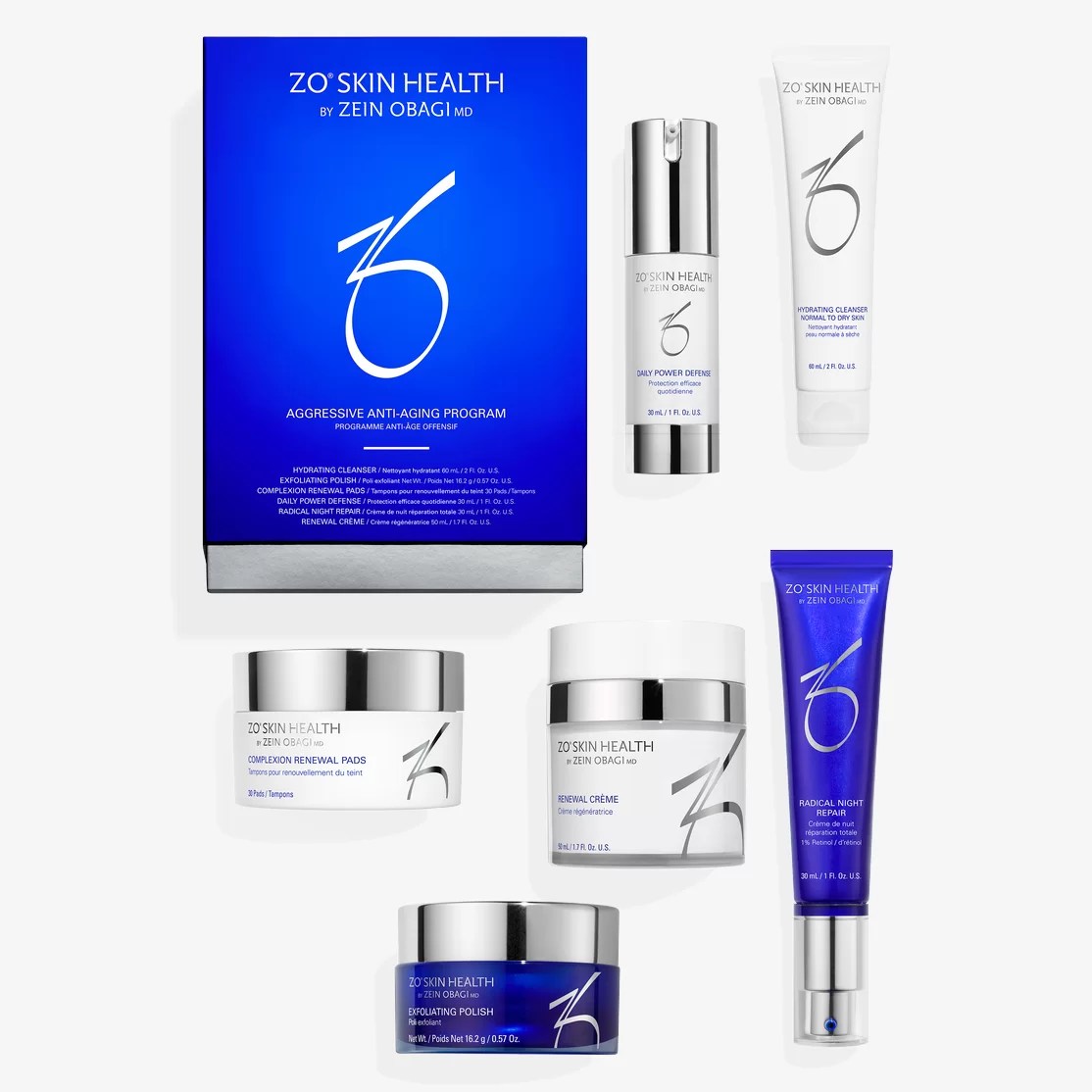 ZO® Skin Health Aggressive AntiAging Program Hello Smooth Med Spa