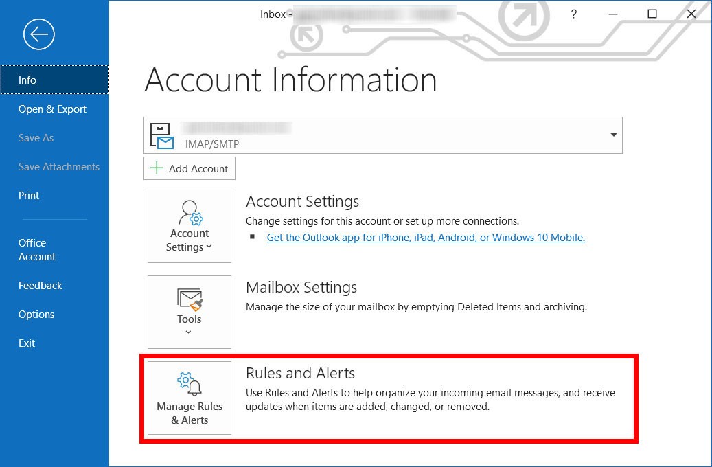 How to Set Up an Out of Office Reply in Outlook With an IMAP/POP3