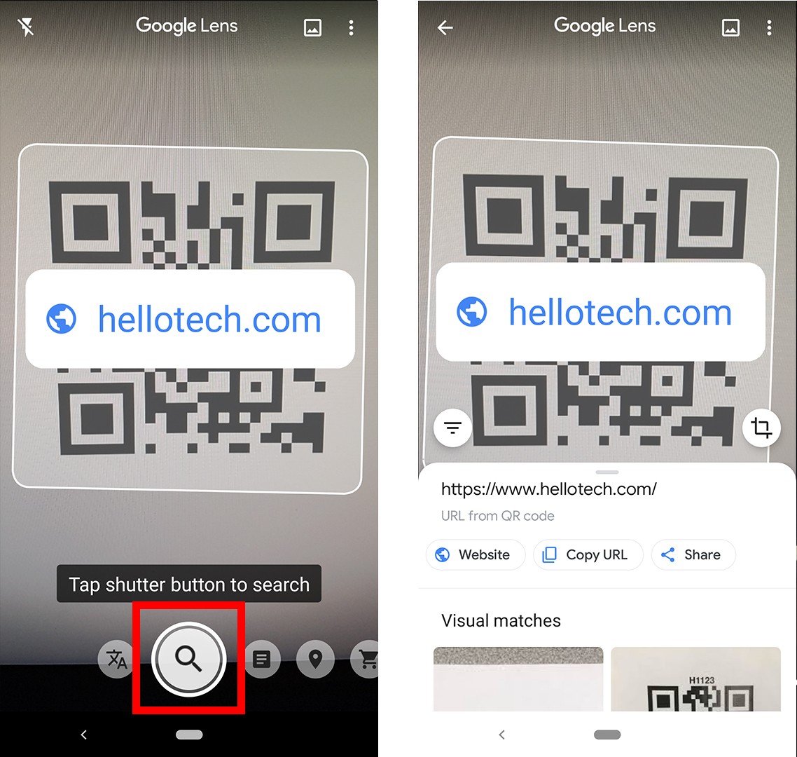 How to Scan a QR Code on an iPhone or Android HelloTech How