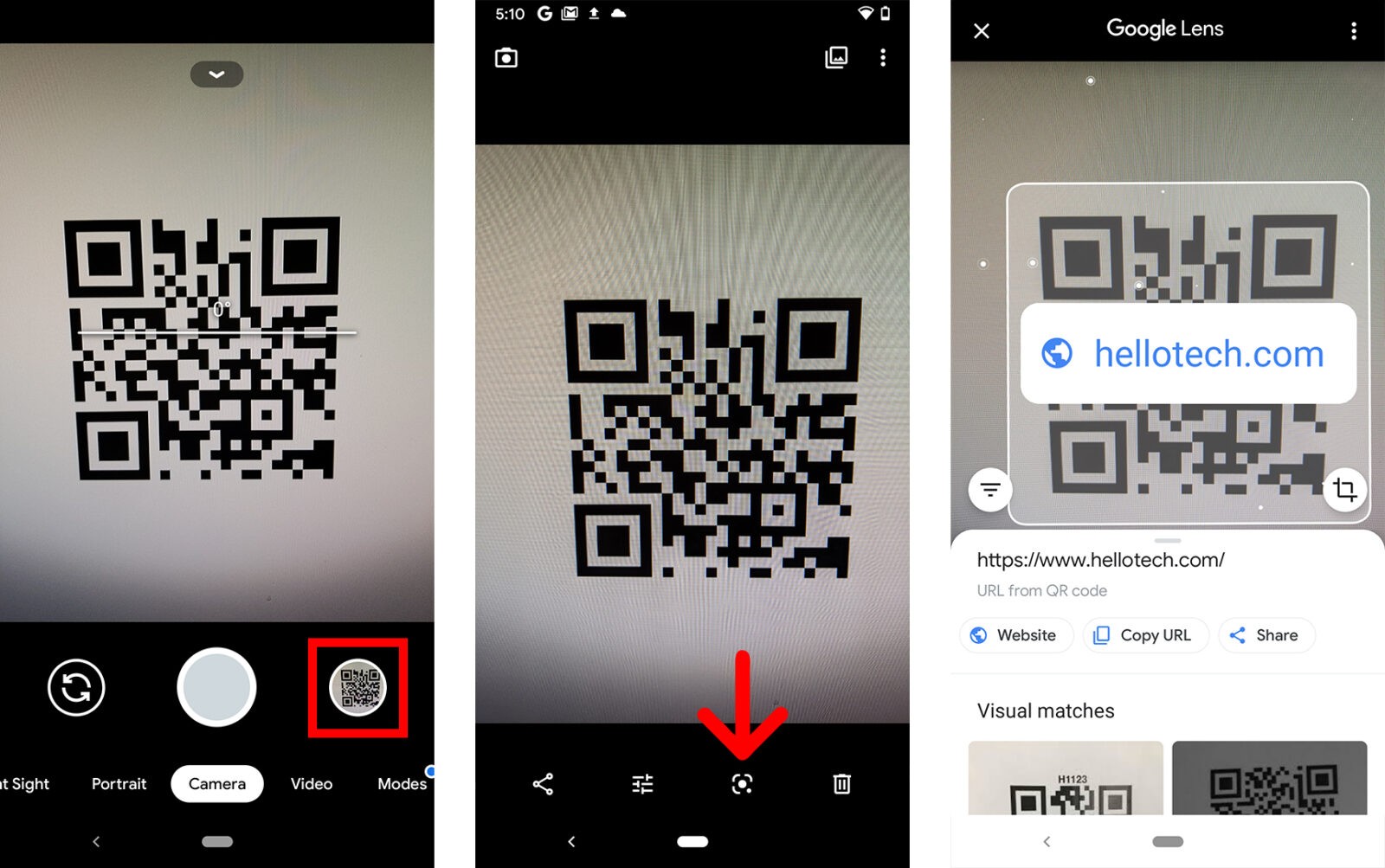How to Scan a QR Code on an iPhone or Android HelloTech How