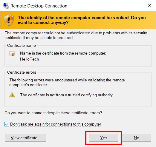 How to Set Up Remote Desktop on a Windows 10 PC HelloTech How