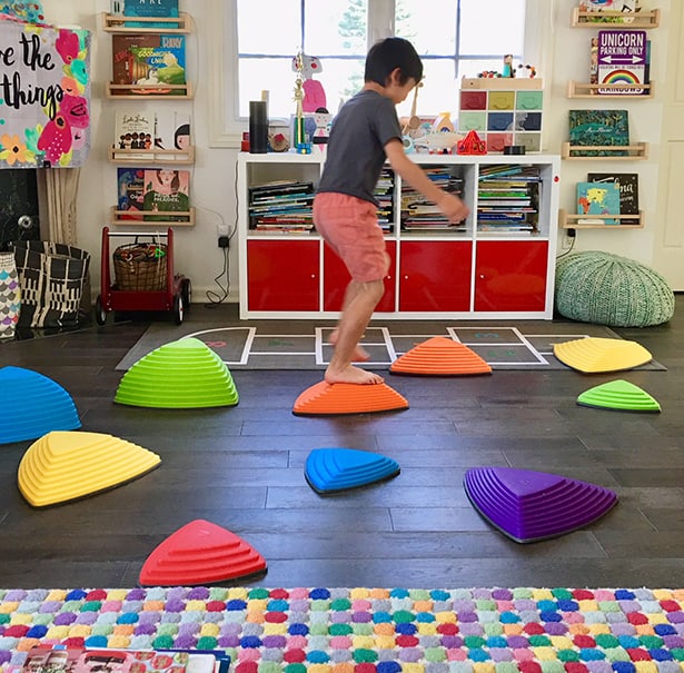 KIDS STEPPING STONES BALANCE TOY hello, Wonderful