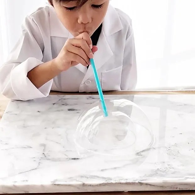 AWESOME BUBBLE SCIENCE EXPERIMENT WITH KIDS hello, Wonderful