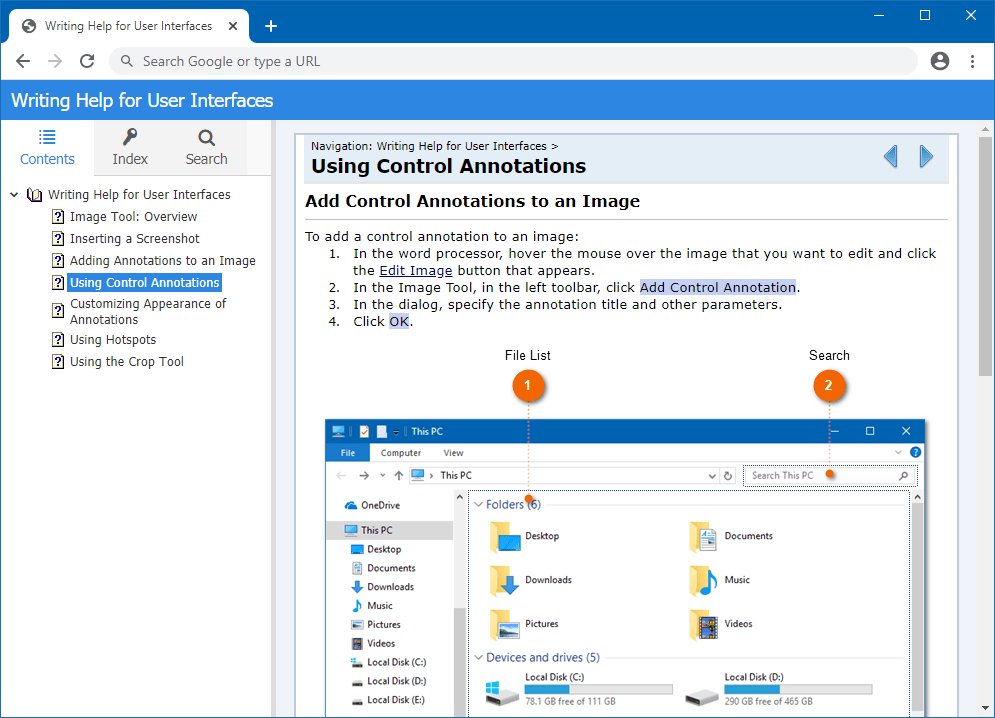 Help file formats HTML Help CHM, Web Help, Adobe PDF, ePUB