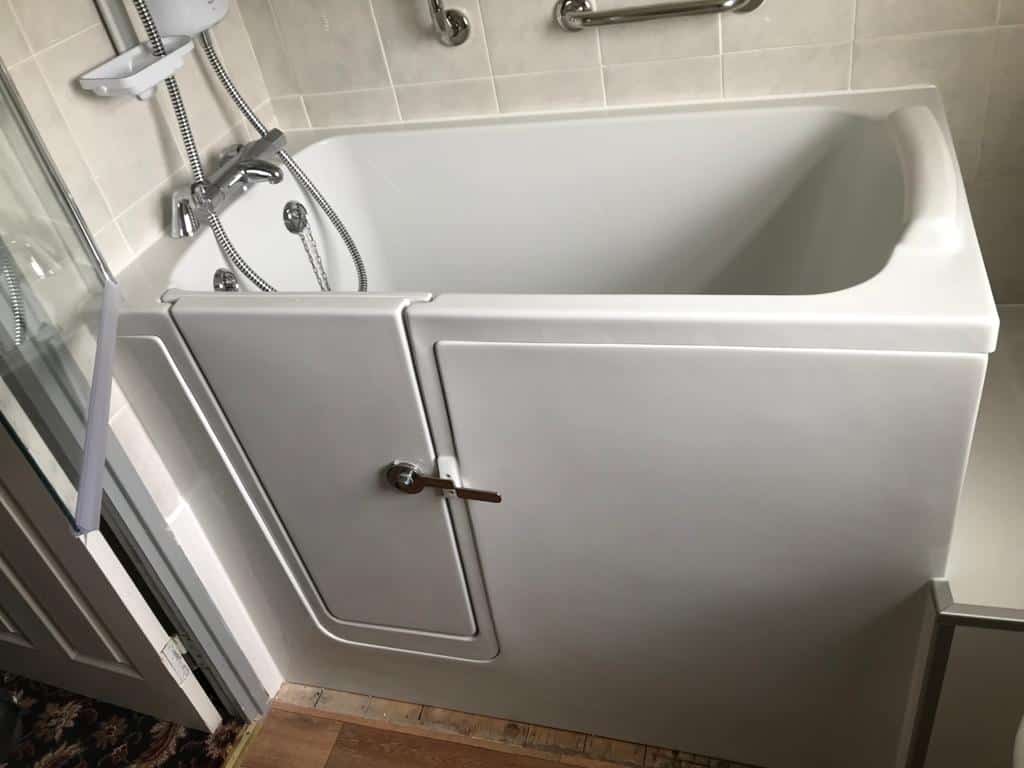 Walk in Bath Installed for Mobility Bathroom Company helpfulplumber.co.uk