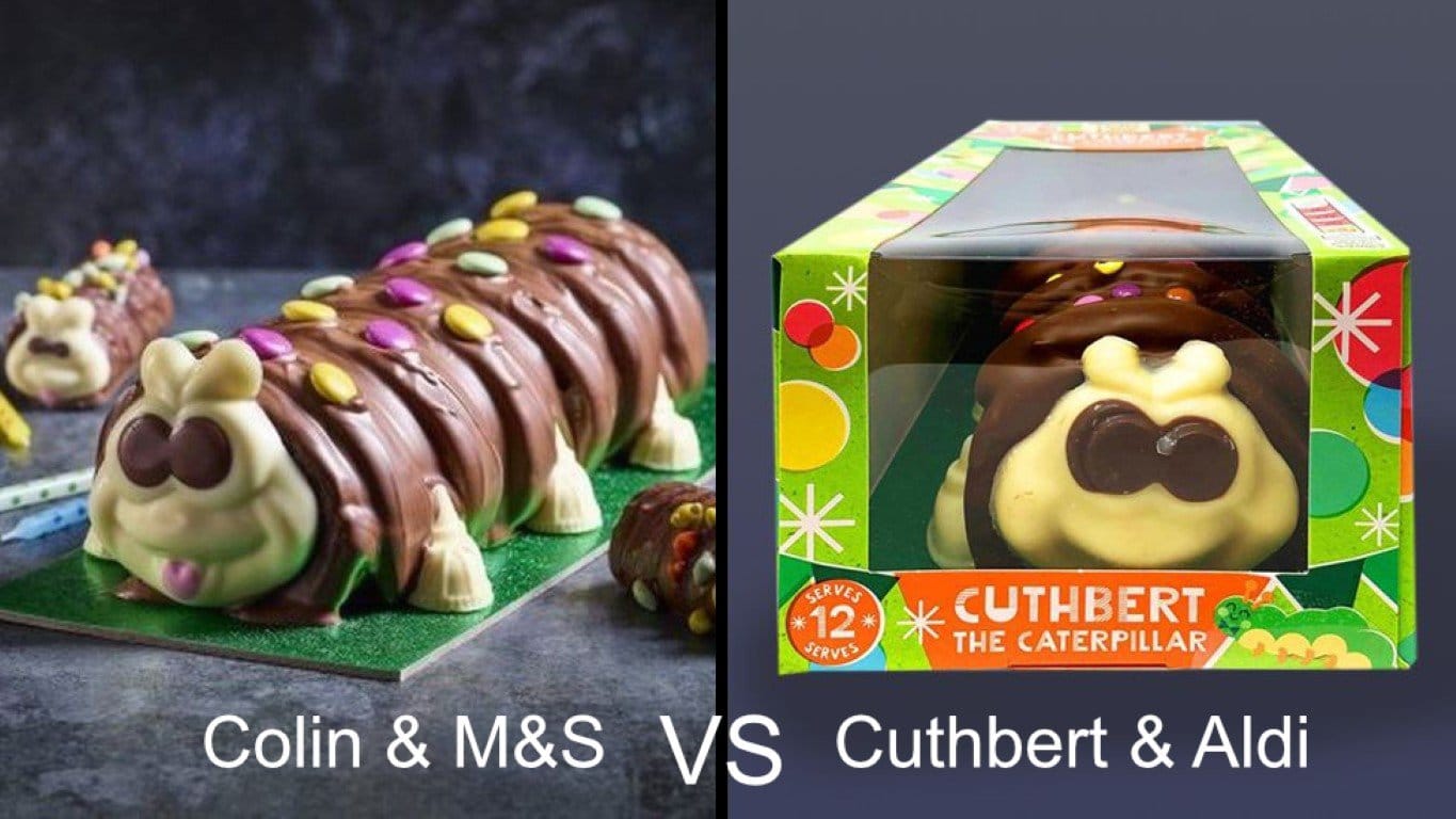 Colin the Caterpillar vs Cuthbert the Caterpillar Help Me Bake
