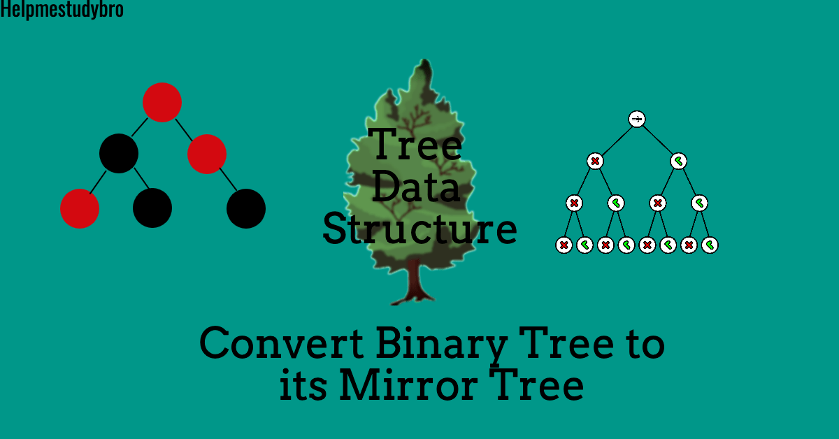 Convert Binary Tree to its Mirror Tree Helpmestudybro