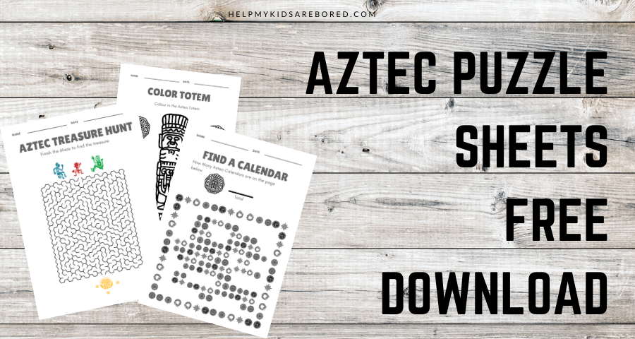 aztecs worksheets