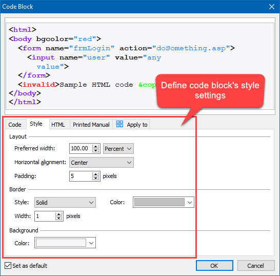 HelpSmith 9.3 Released. Fullfeatured Code Blocks with Syntax Highlighting, the Ability to