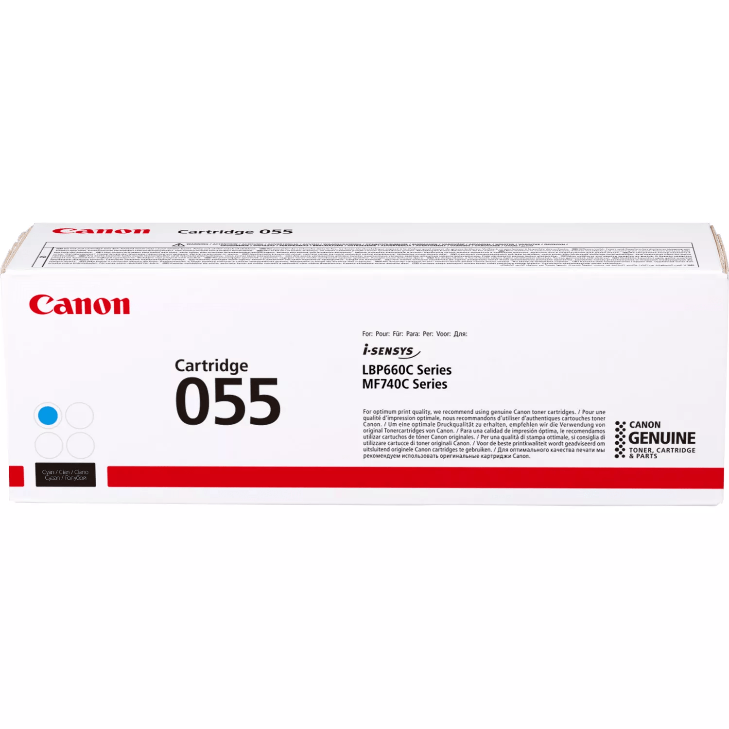 Canon 055 Toner Cartridge, Cyan (3015C002) Help Tech Co. Ltd