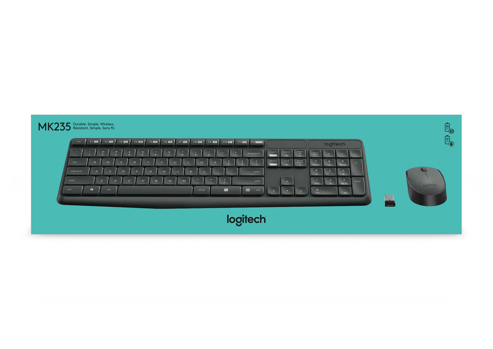 Logitech MK235 Wireless Keyboard and Mouse Help Tech Co. Ltd