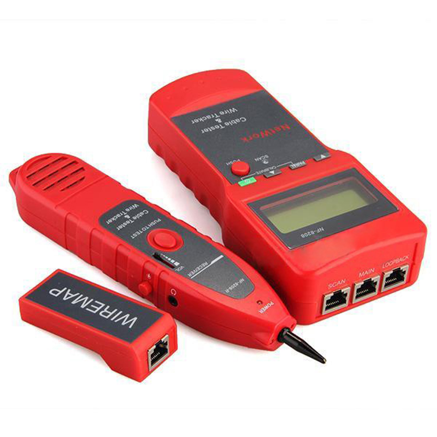 Noyafa NF8208 Multipurpose LCD Display Network Cable Tester Cable