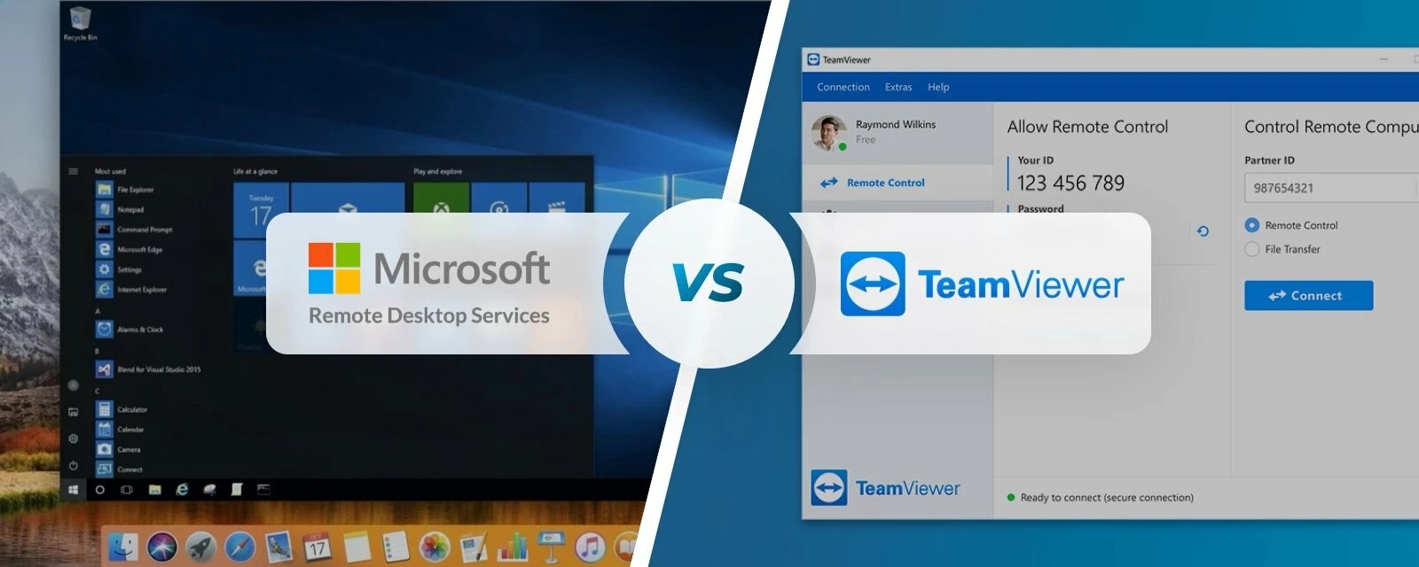 Teamviewer vs Remote Desktop Protocol. What is the difference?