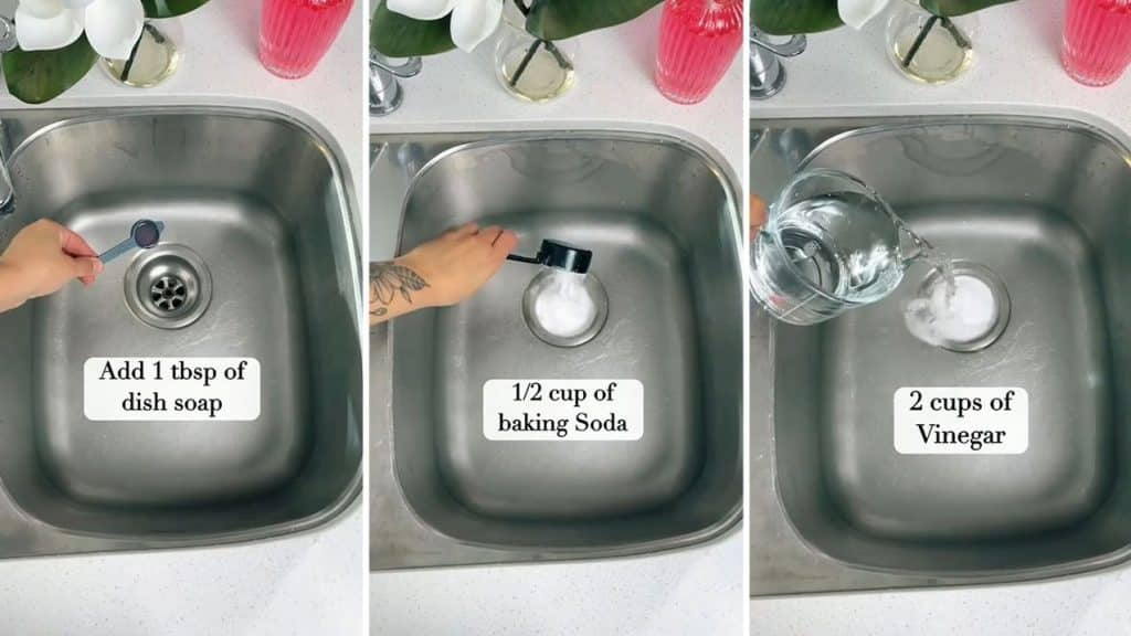Clean and Unclog Drain with Baking Soda and Vinegar HelpWithDIY