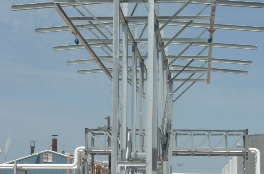 Roofed Loading Racks Roofed Loading Platforms Railcar & Truck