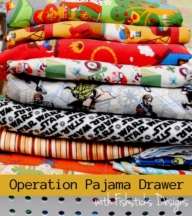 Operation Pajama Drawer Details for Sewing Along