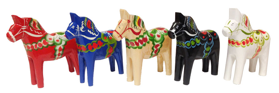 5inch Traditional Swedish Dala Horse