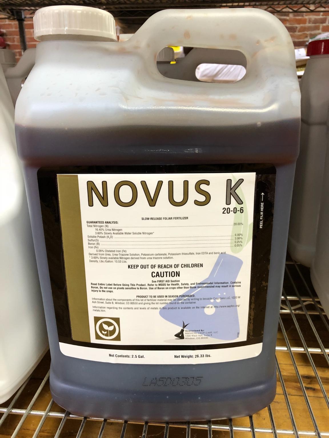Novus 2006 Liquid Fertilizer Hendricks Feed & Seed Co., Inc
