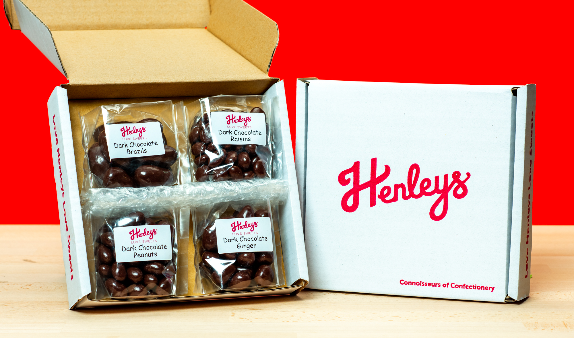 Dark Chocolate Luxury Chocolate Selection Gift Box Henleys