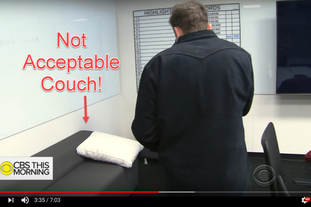 Someone Launched GoFundMe Campaign for Elon Musk after Seeing Couch He