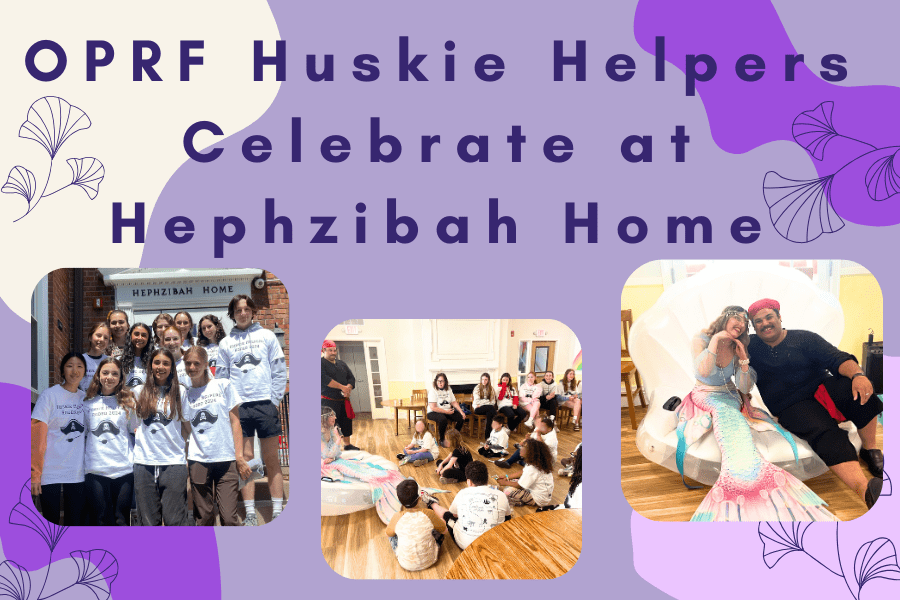 OPRF Huskie Helpers Celebrate at Hephzibah Home Hephzibah Children's