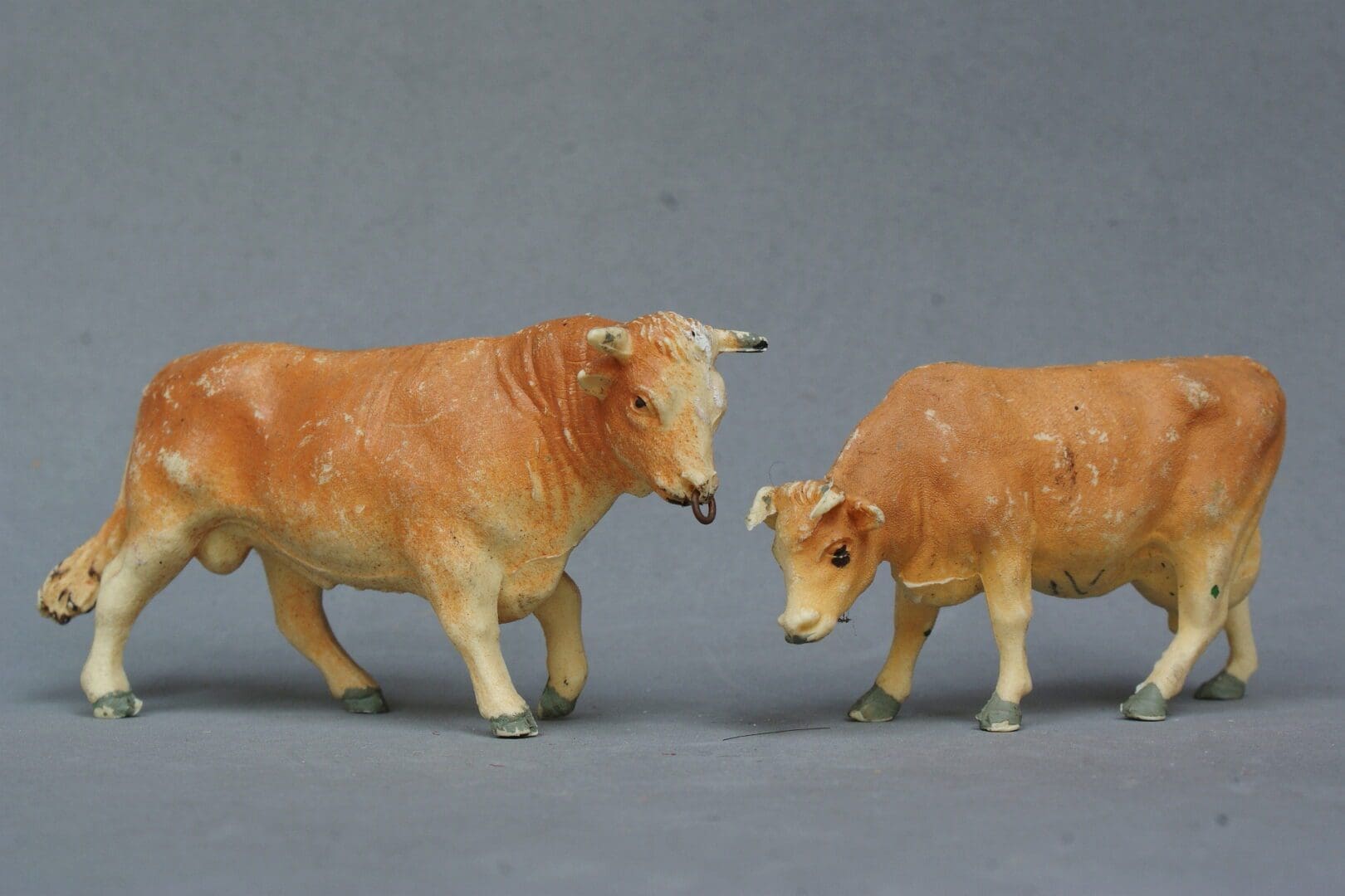 Britains/Herald Jersey Breed Bull & Cow Matching Pair Herald Toys