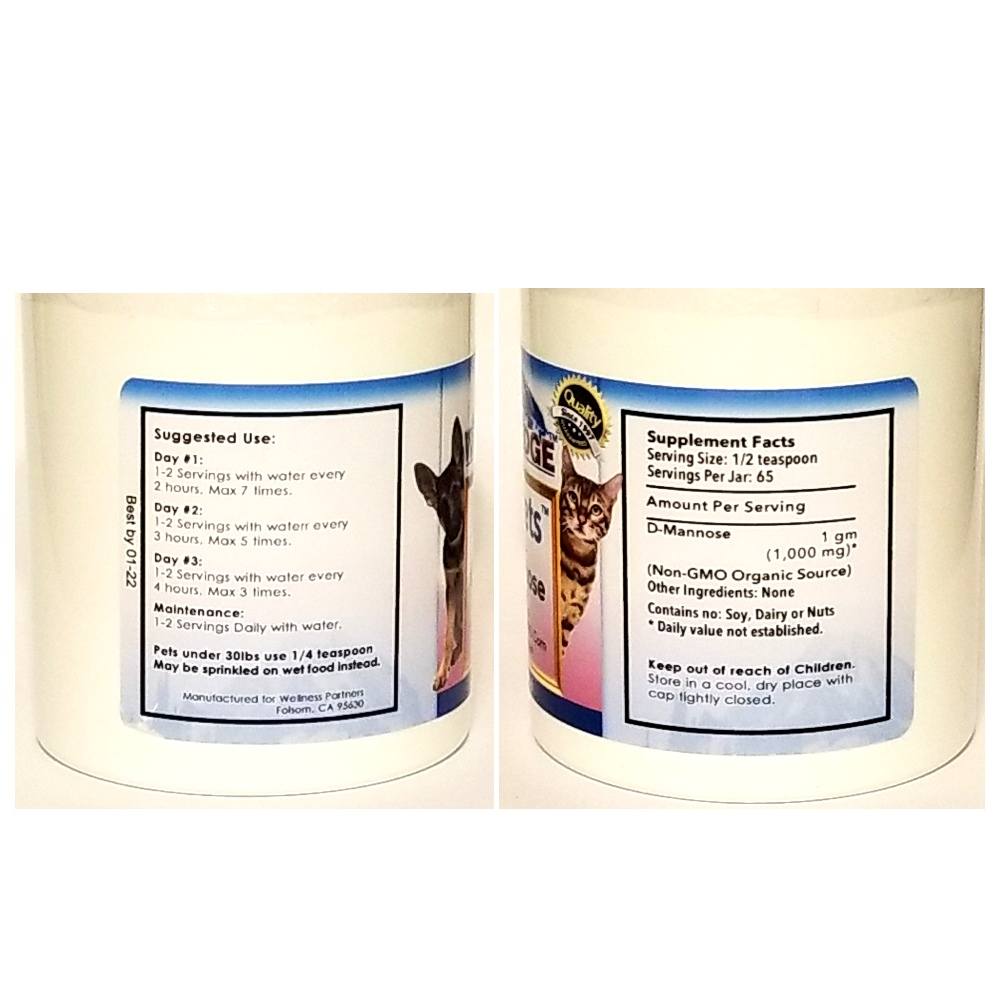 UTI Pets DMannose Pet Urinary Tract Infection Natural