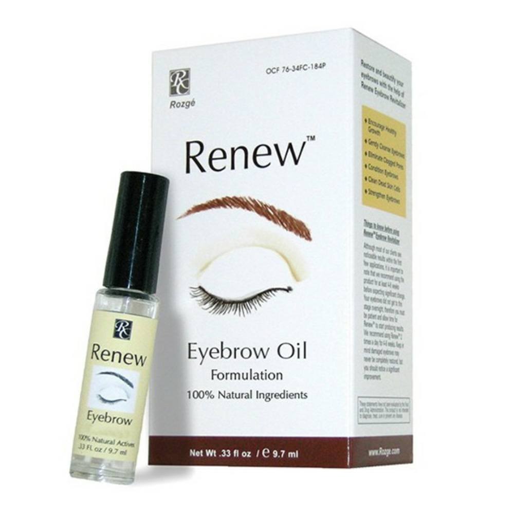 Renew Eyebrow Oil Formulation for thinning eyebrows Regrow eyebrows