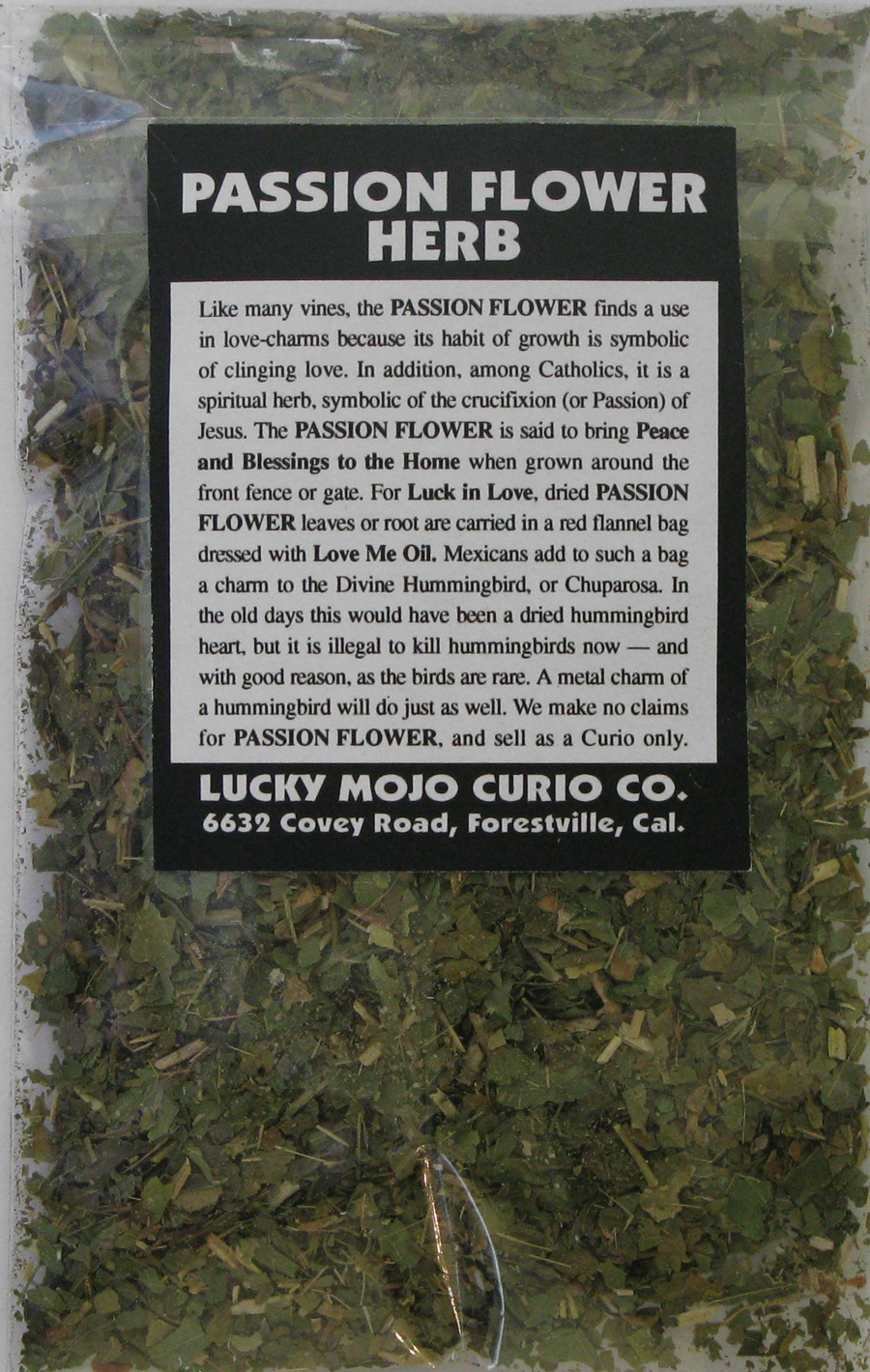 Herb Magic Catalogue Passion Flower