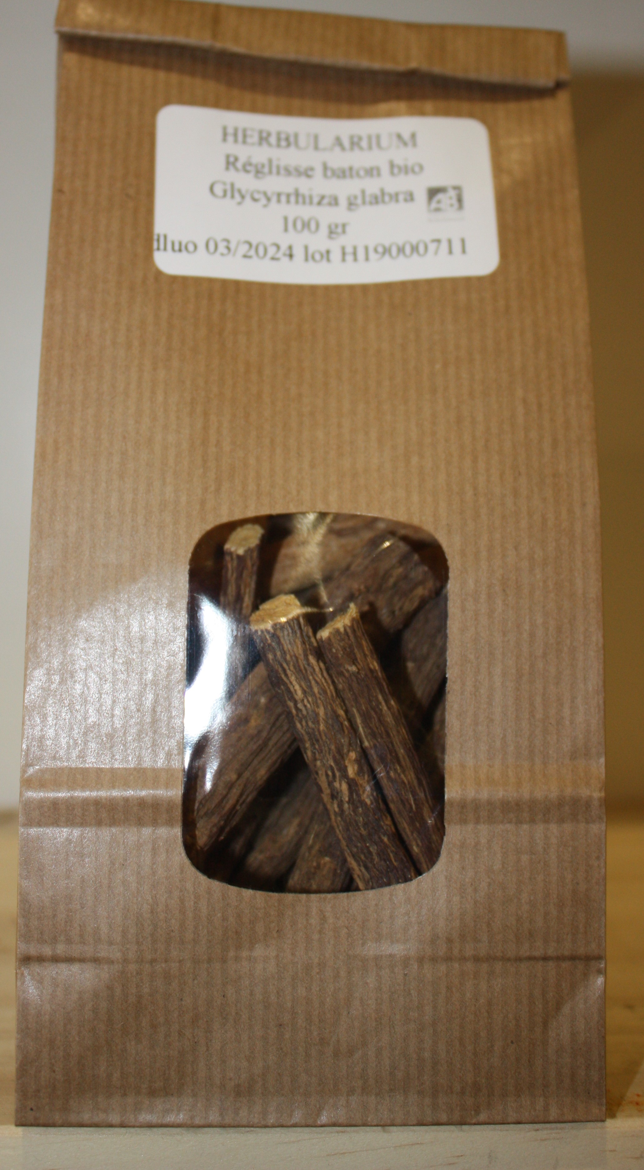 reglisse baton bio