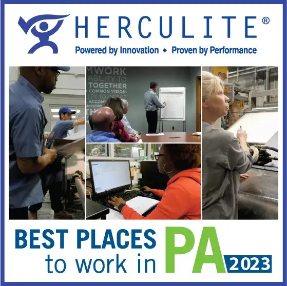 Herculite Named One of Best Places to Work in PA