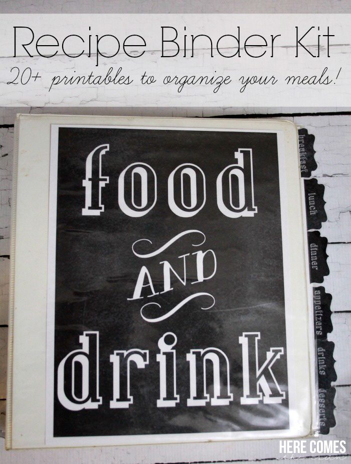 Recipe Binder Kit with Free Printables Here Comes The Sun