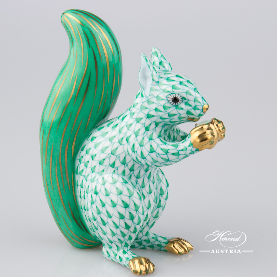 Squirrel Herend Animal Figurine