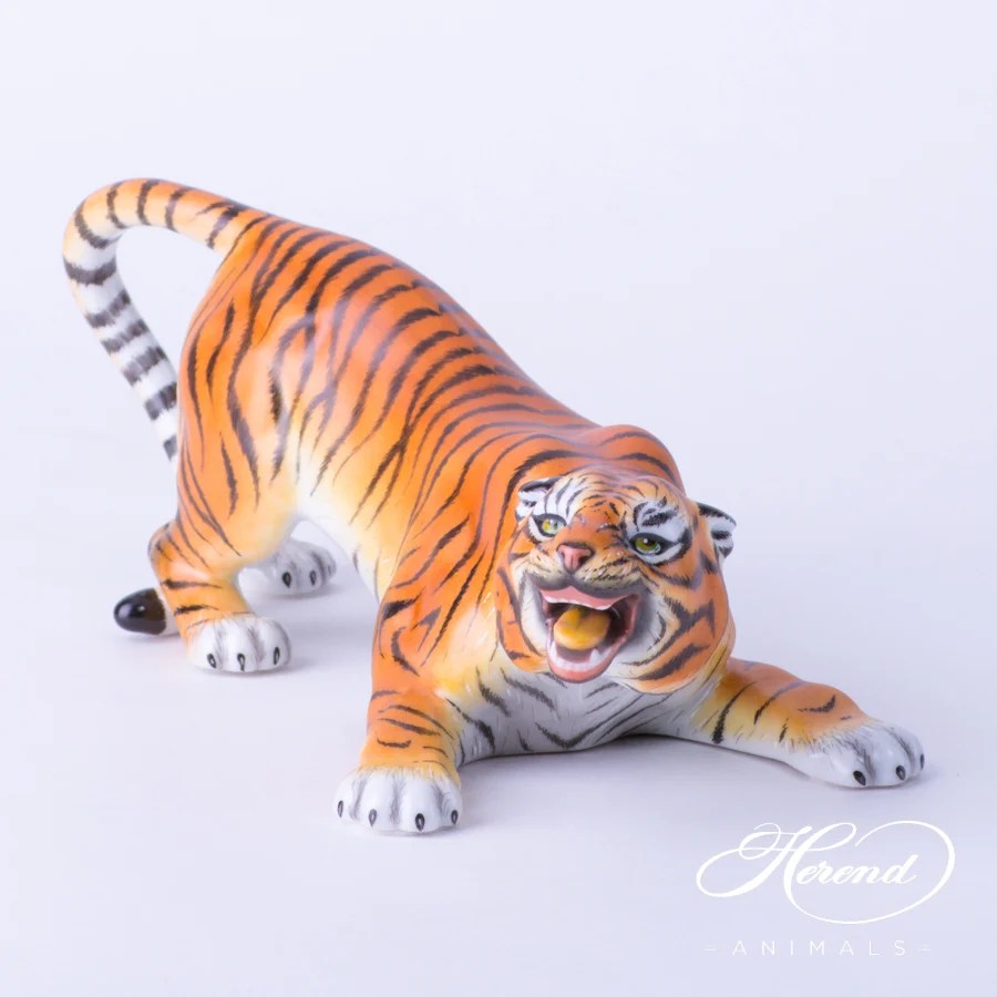 Tiger Herend Animal Figurine