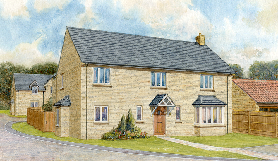 Tinwell Heights, Tinwell, Rutland Hereward Homes