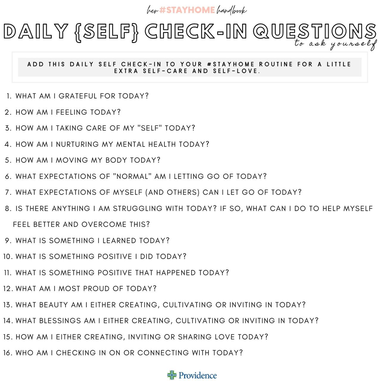 Daily CheckIn Questions to Ask Yourself