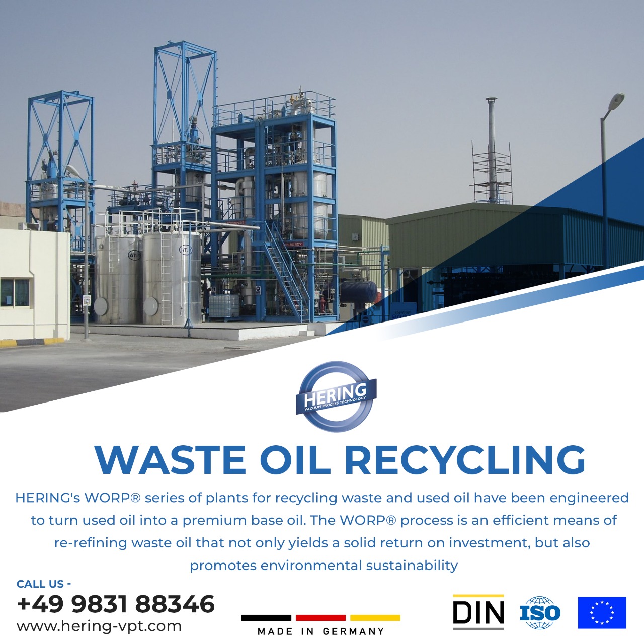 Waste Oil RecyclingThe best gets better HERING VPT