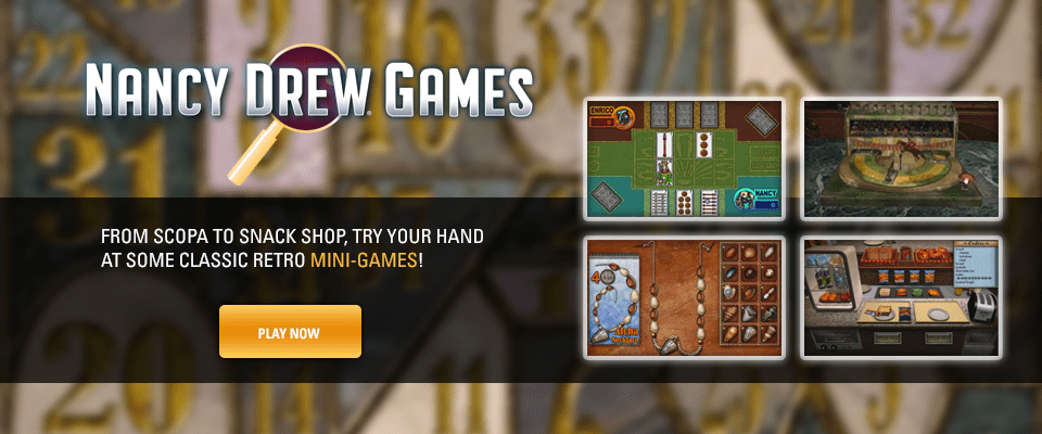 Free MiniGames from Classic Nancy Drew Games HeR