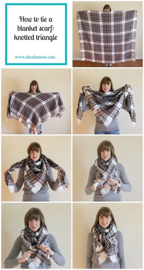 20 Style Tips On How To Wear A Blanket Scarf