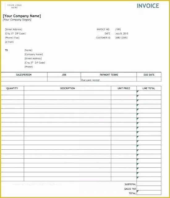 Free Contract Template for Services Rendered Of Freelancer Invoice