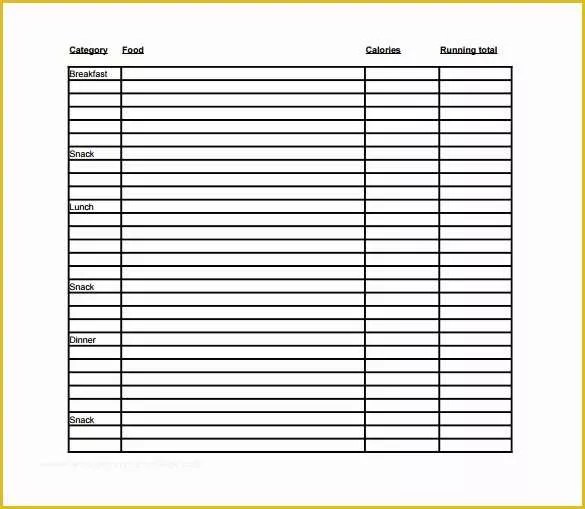 Free Run Chart Template Of Weight Loss Chart Template 9 Free Word