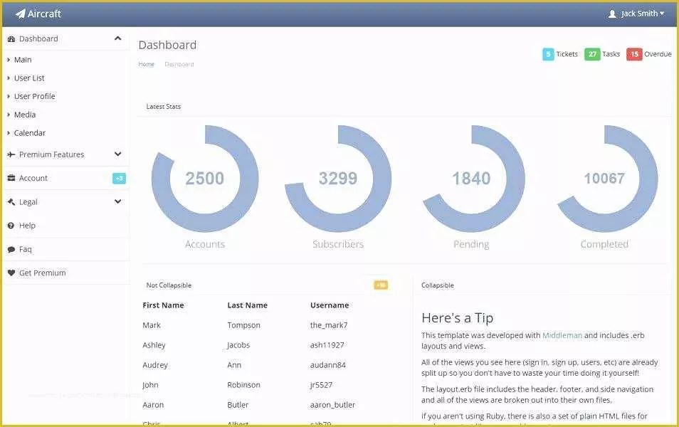 Free  Application Templates with Css Of Free Admin Template for 