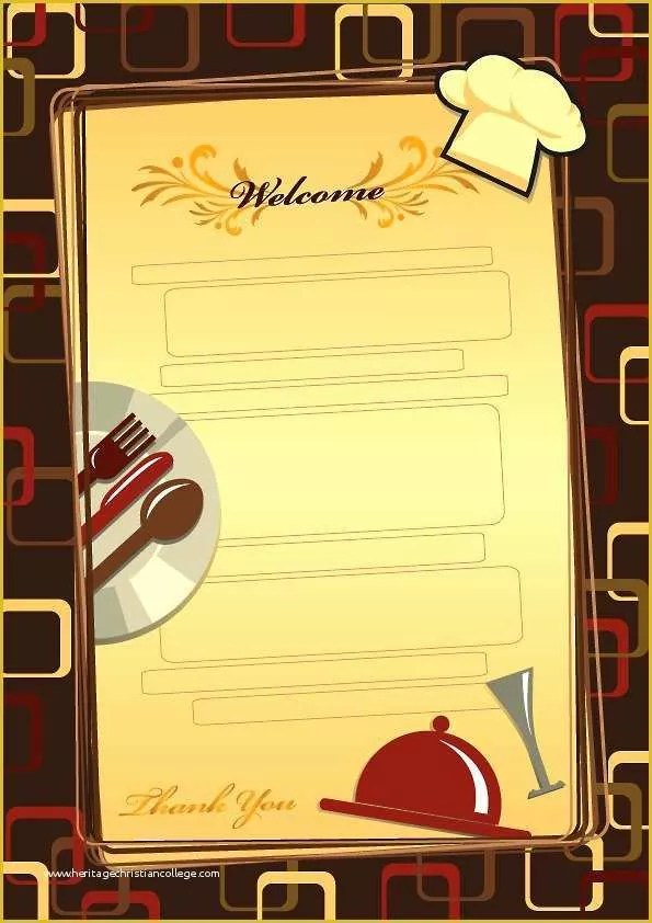 Blank Menu Template Free Of 50 Best Restaurant Menu Templates Both Paid