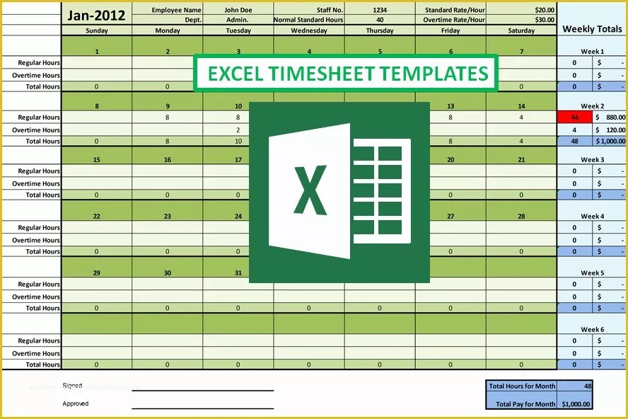 Excel Timesheet Templates Dashboard My XXX Hot Girl