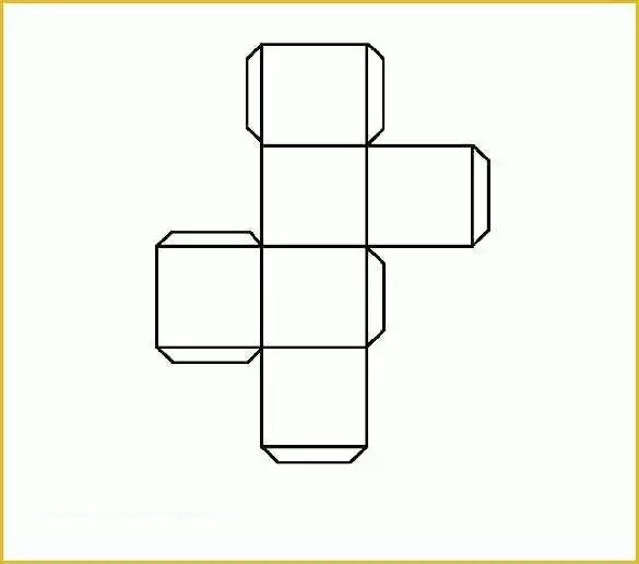 Free Papercraft Templates Pdf Of Paper Cube Template 6 Free Word Pdf