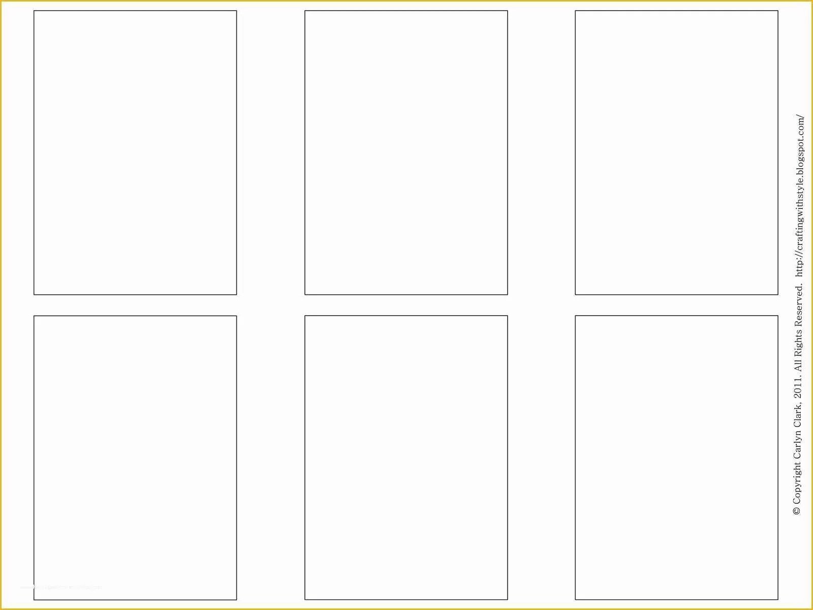 Free Trading Card Template Of Crafting with Style Free atc Templates