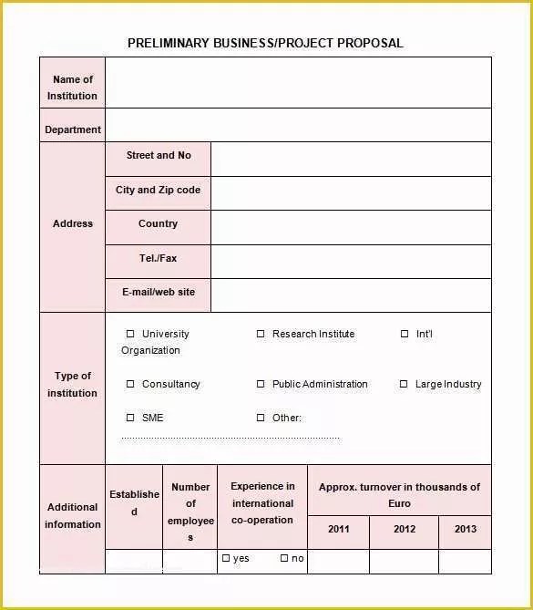 Microsoft Office Proposal Templates Free Of 20 Free Project Proposal