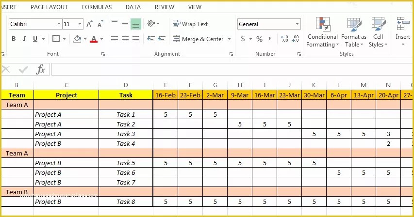 Resource Allocation Template Excel Free Of Excel Based Resource Plan Template Free
