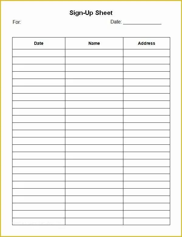 Sign Up form Template HTML Css Free Download Of Sign Up Sheet Template